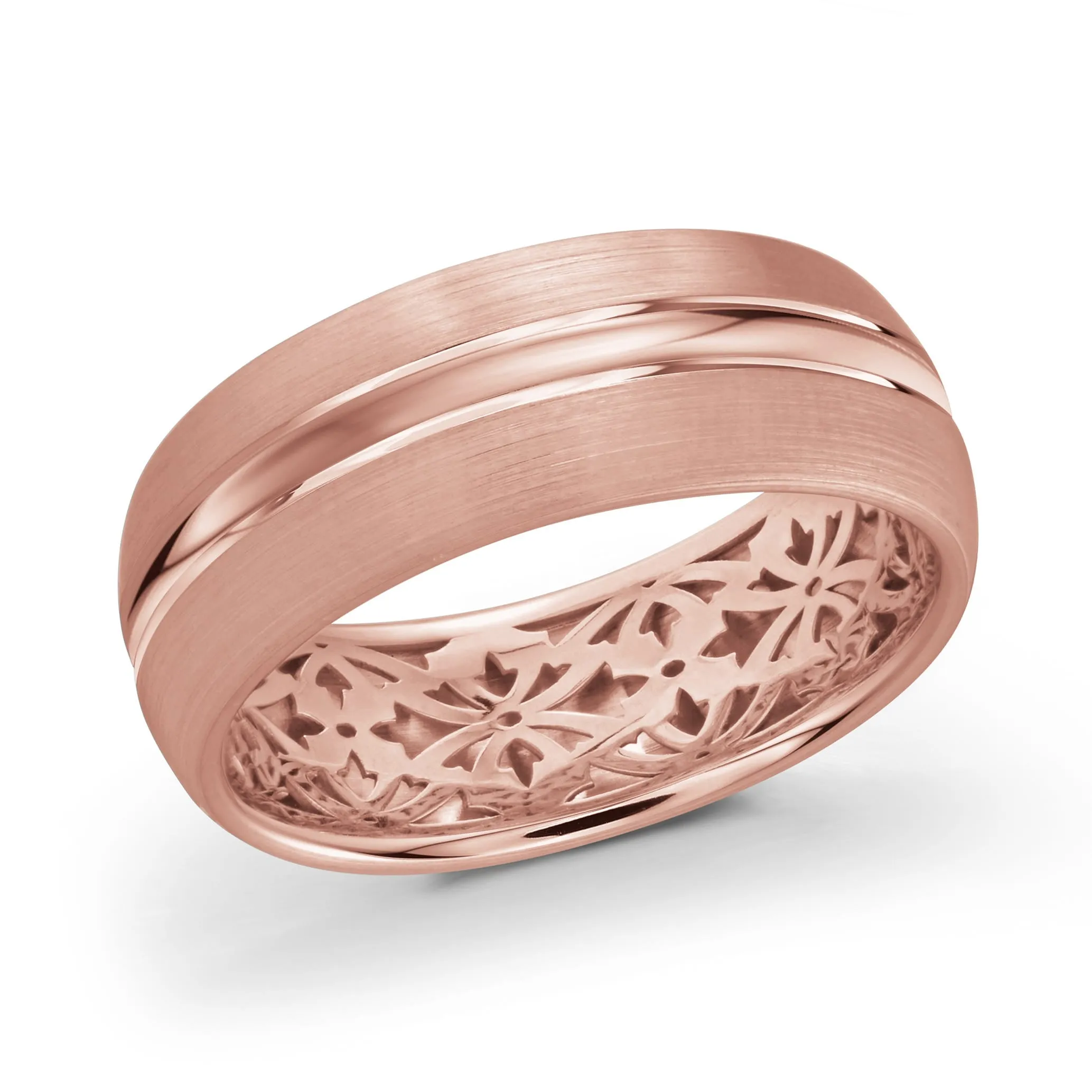 14K Rose Gold Ring from the Precision Collection by Malo - FJM-017-8P