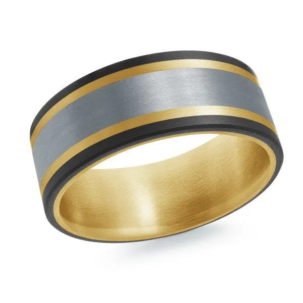 14K Yellow Gold Ring from the Tantalum Collection by Malo - MRDTN-038-9Y