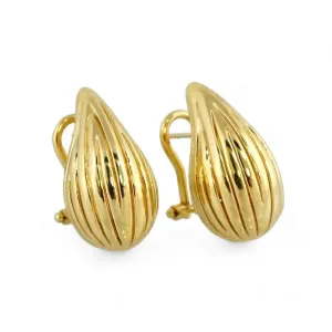 14k Yellow Gold Small Drop Earrings