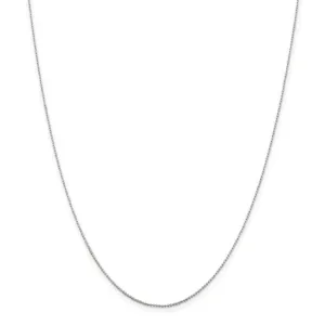 925 Sterling Silver Beaded Chain 1MM Thickness