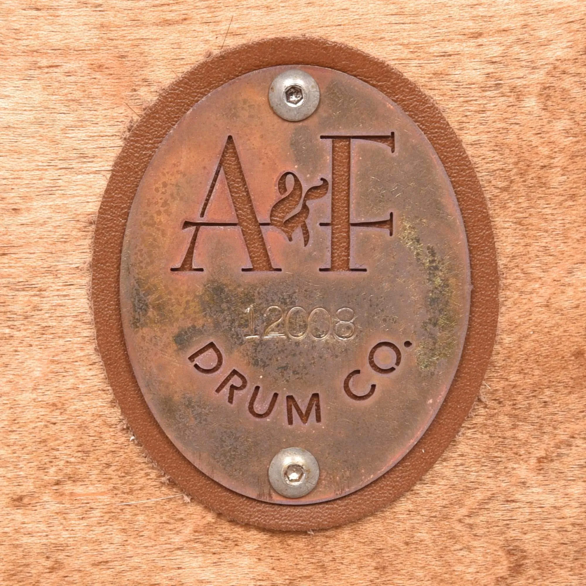 A&F Drum Co. 6.5x14 Field Snare Drum Espresso Maple w/Wood Hoops