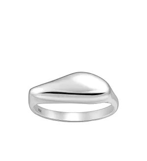 Abstract Dome Ring Luxury 925 Sterling Silver Unisex Ring Tarnish Free Jewelry KESLEY