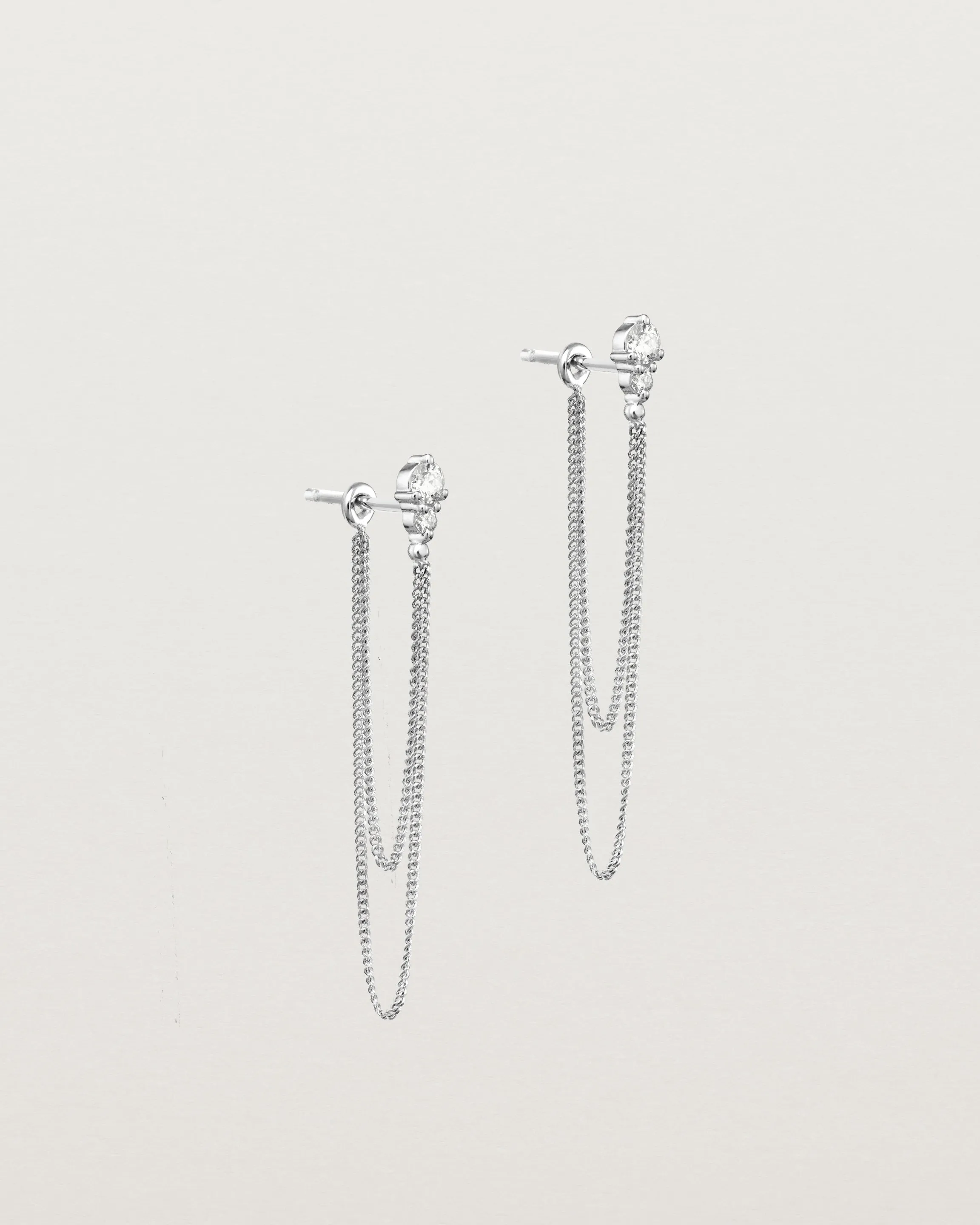 Aiona Loop Studs | Diamonds