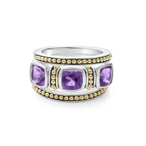 Amethyst Stacking Rings