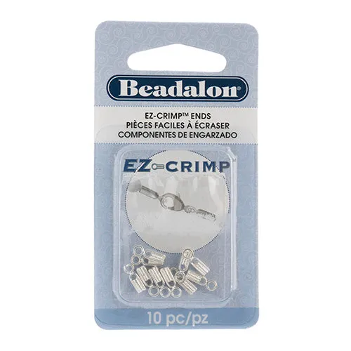 Beadalon Ez-Crimp End 3.5mm Rings  10pcs