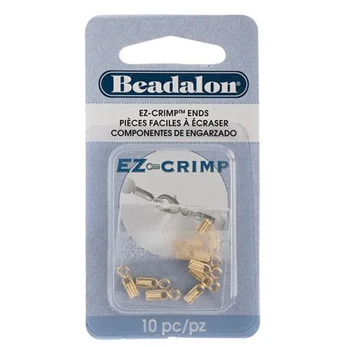 Beadalon Ez-Crimp End 3.5mm Rings  10pcs