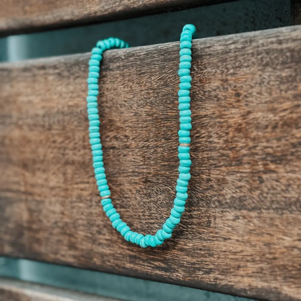 Beaded Turquoise Necklace