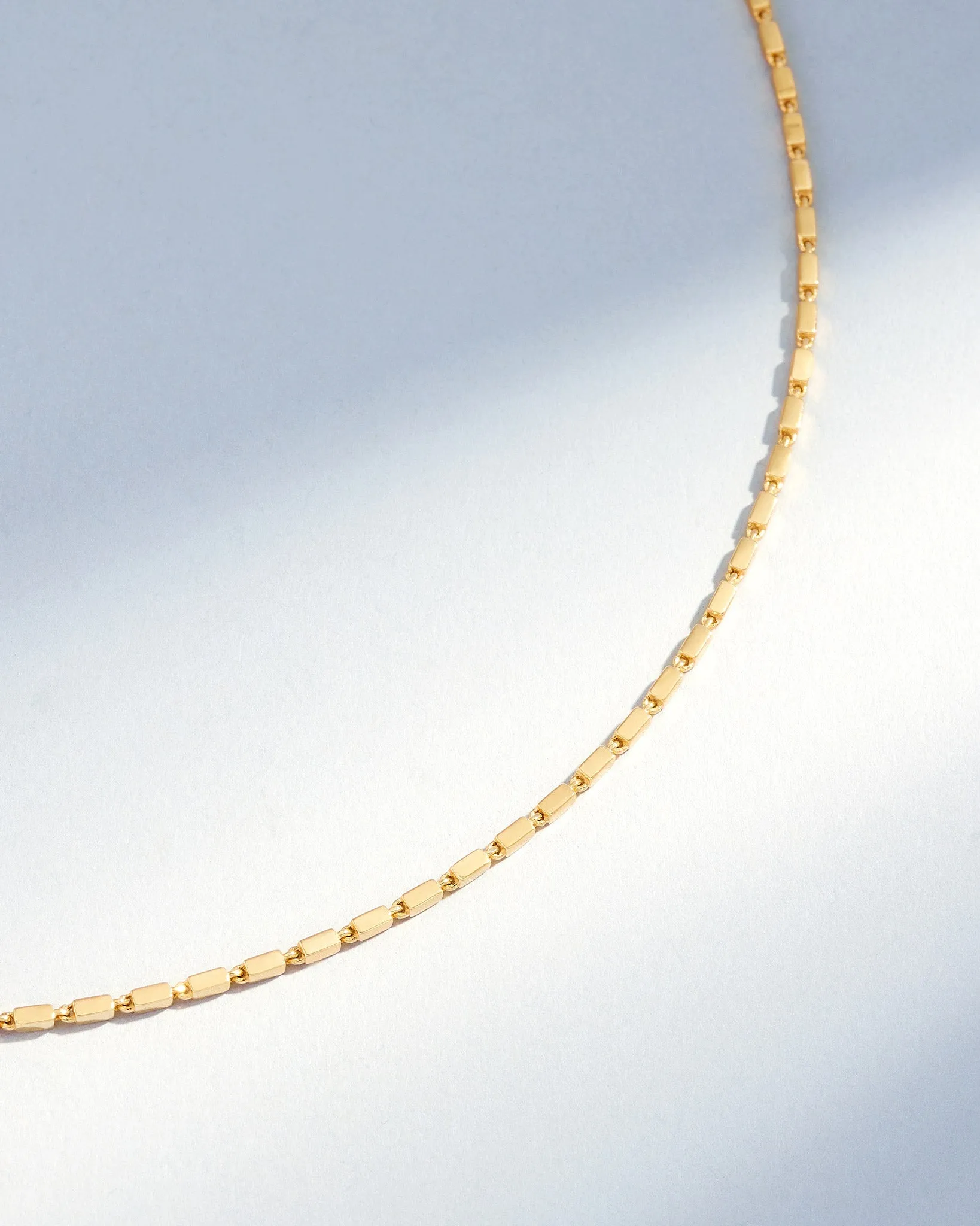 Block-Chain Thin Necklace