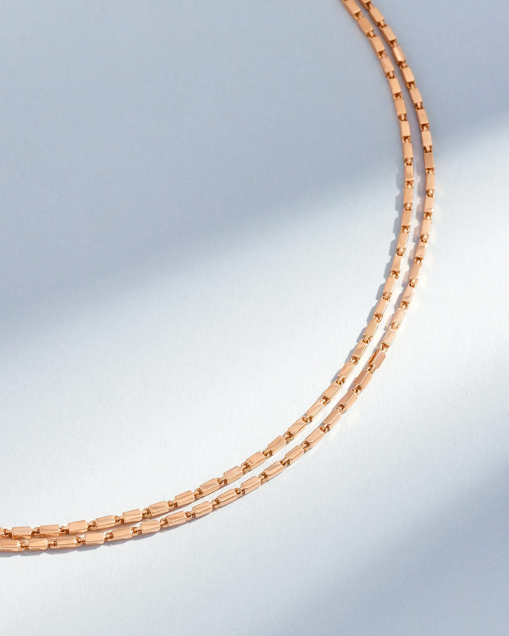 Block-Chain Thin Necklace