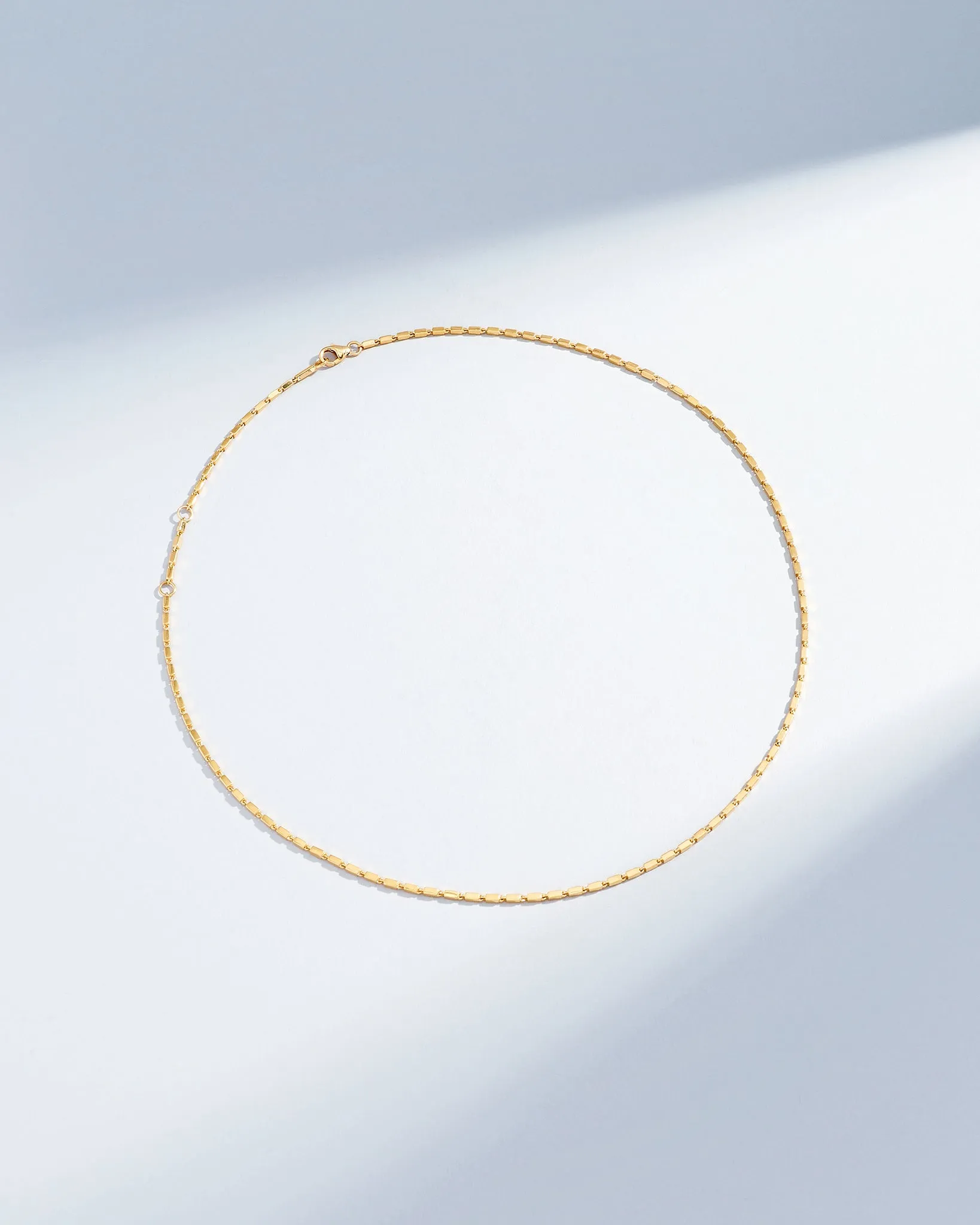 Block-Chain Thin Necklace