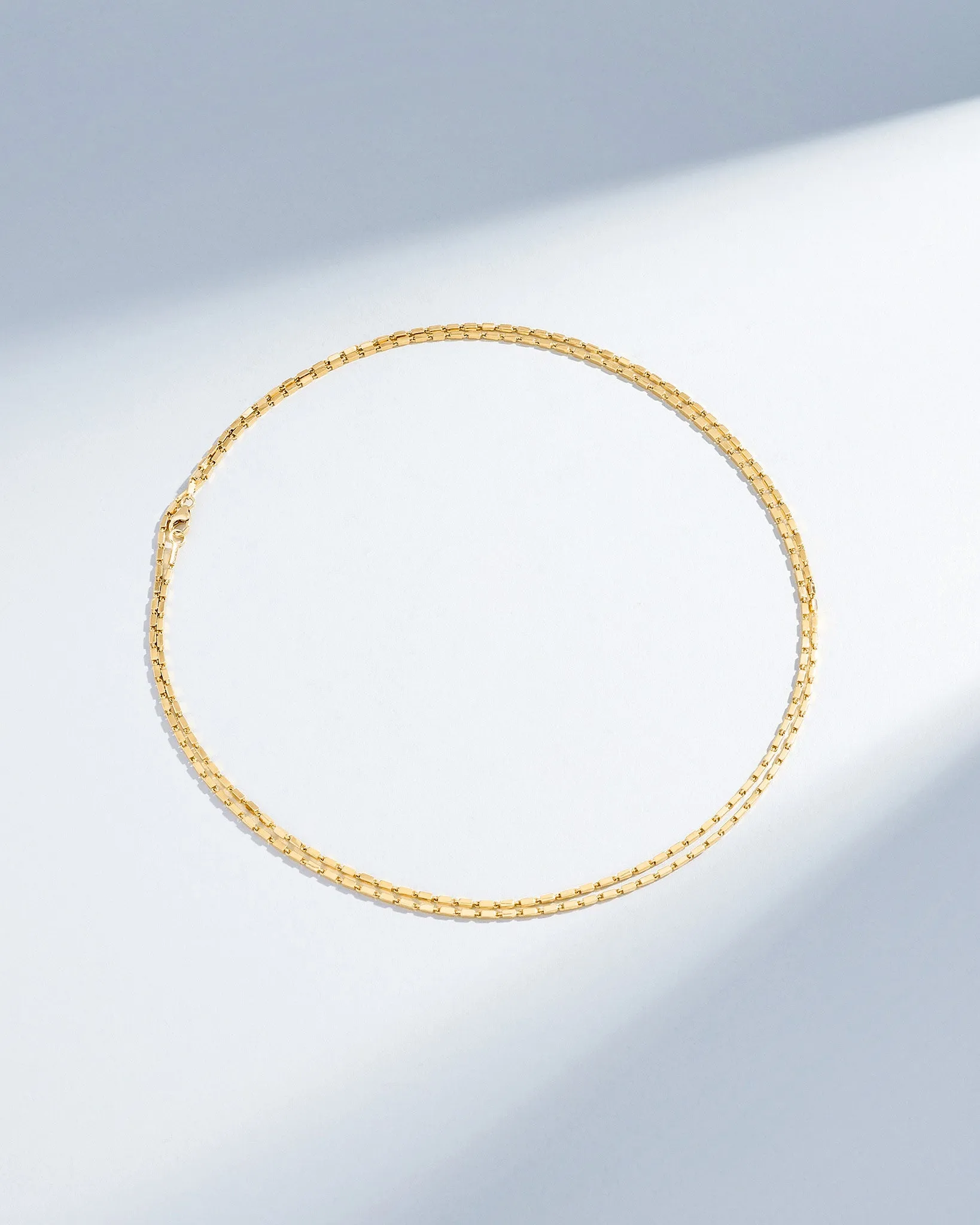 Block-Chain Thin Necklace