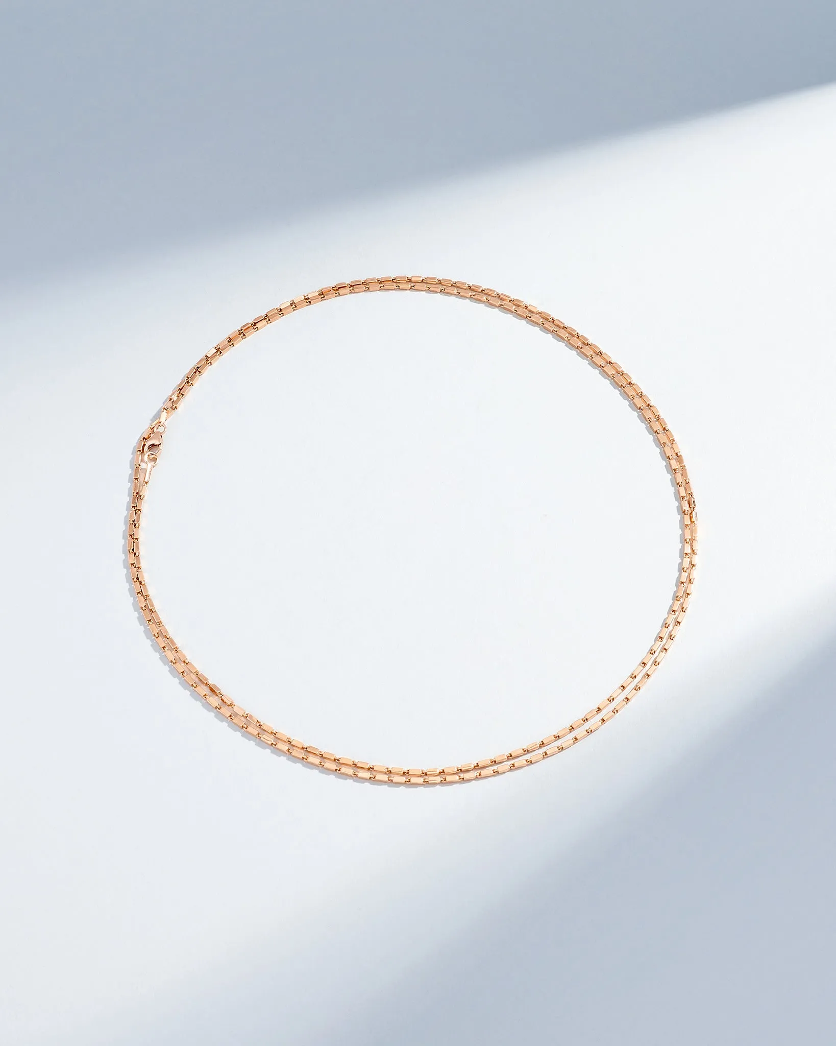 Block-Chain Thin Necklace