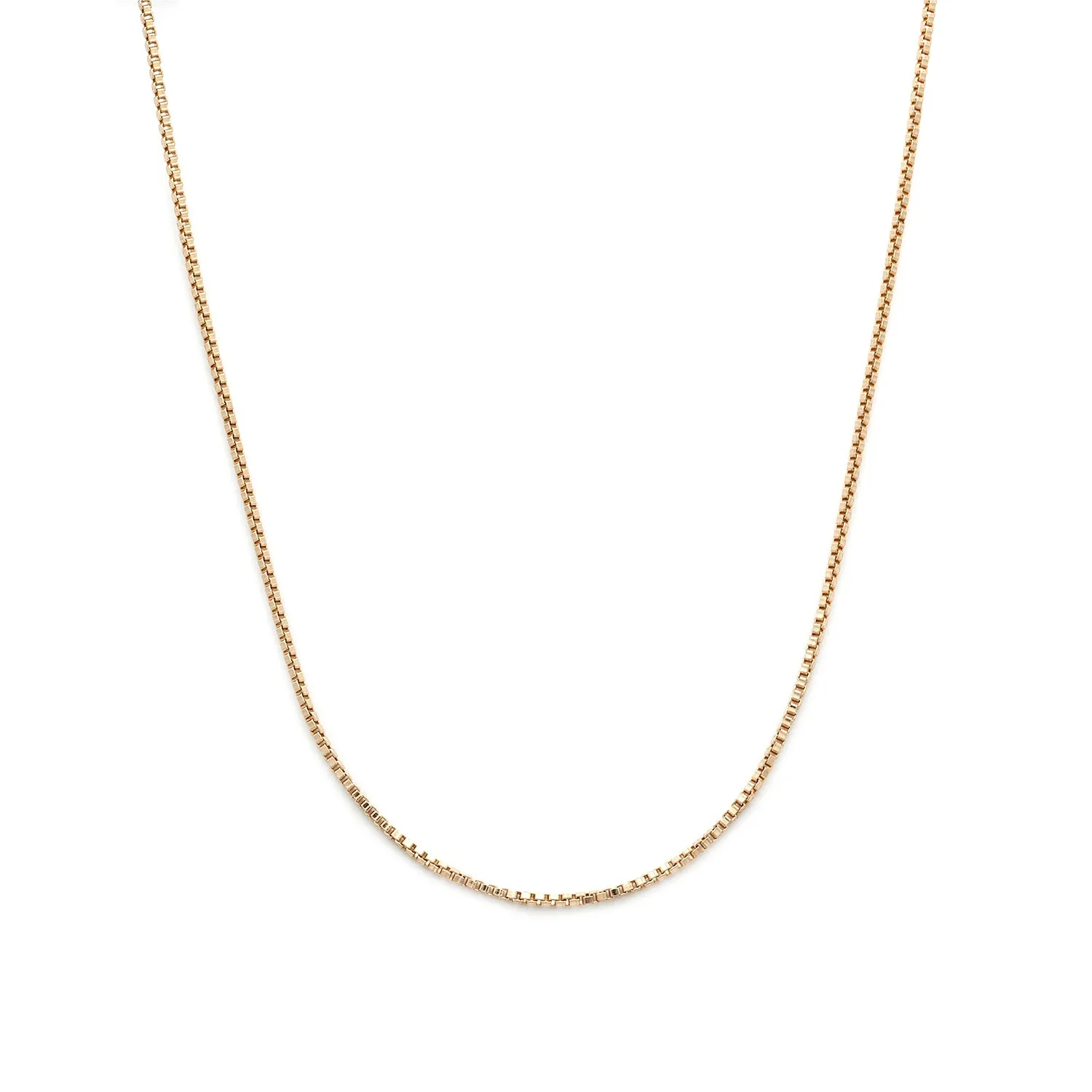 Box Chain Necklace | Gold