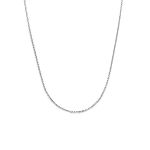 Box Chain Necklace | Silver