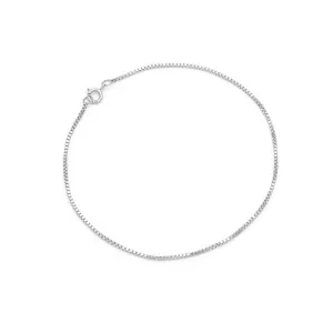 Box Chain Spark Bracelet | Silver