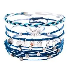 Charming Shark Extra Bling Stack Bracelet