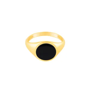 Circle Onyx Ring