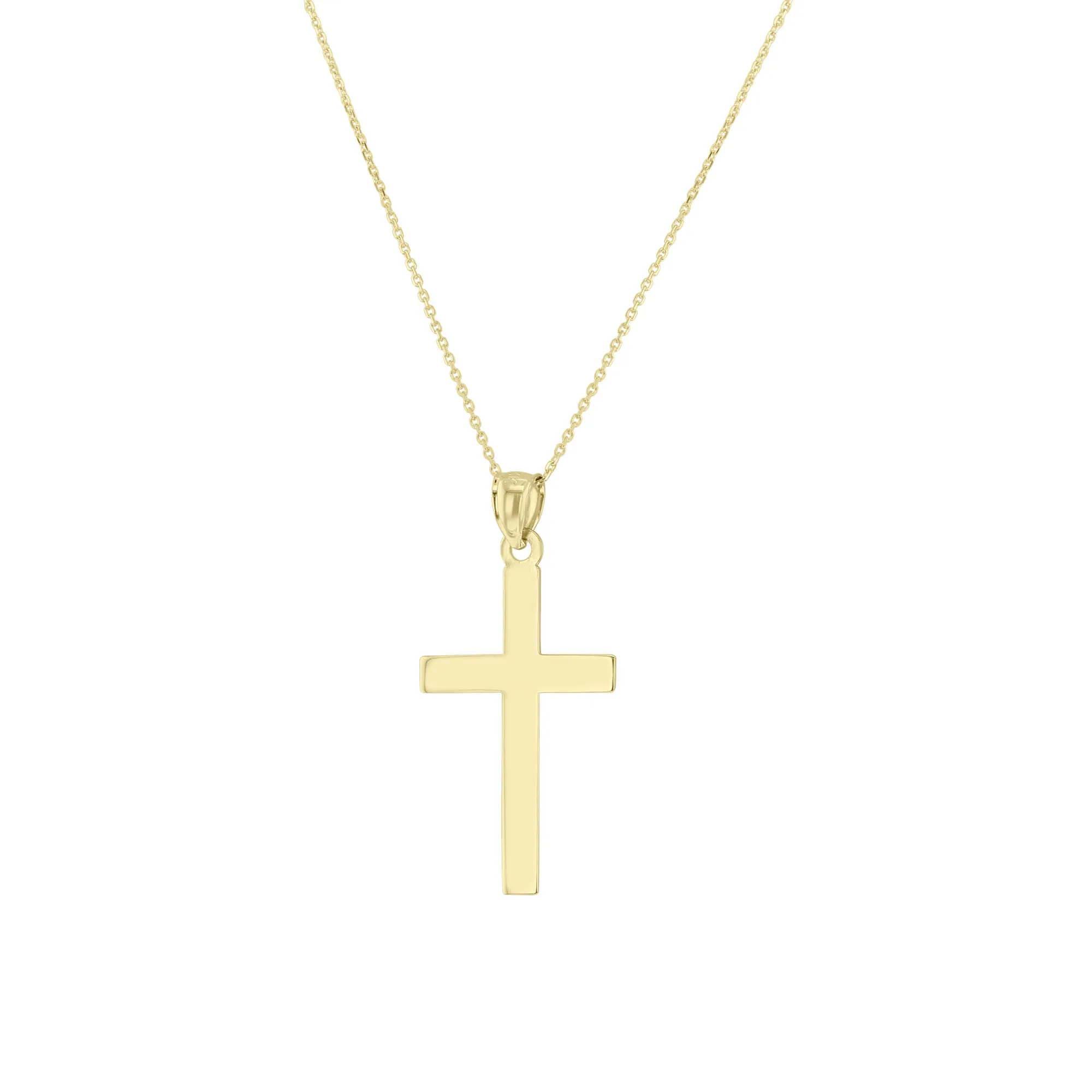 Classic Gold Cross Necklace