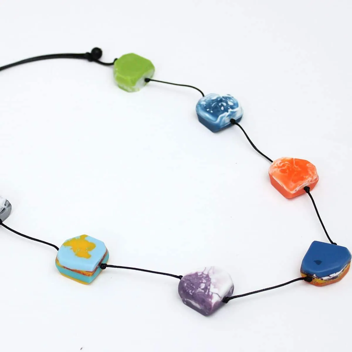 Colorful Lola Resin Necklace