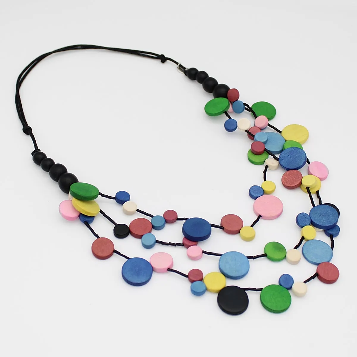 Colorful Multi Strand Millie Necklace