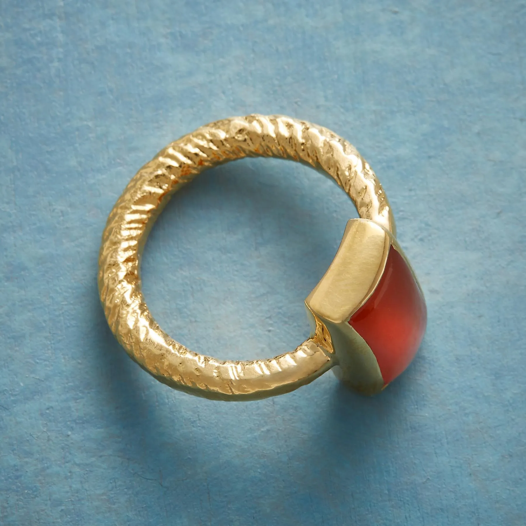 Crimson Spark Ring