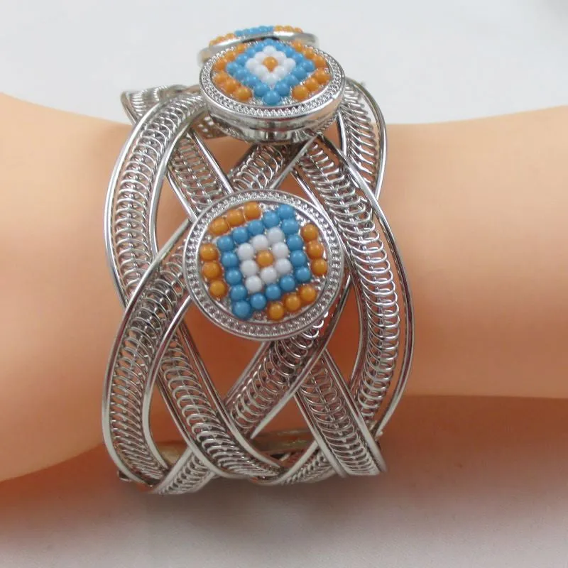 Cuff Bracelet with Southwestern Accent