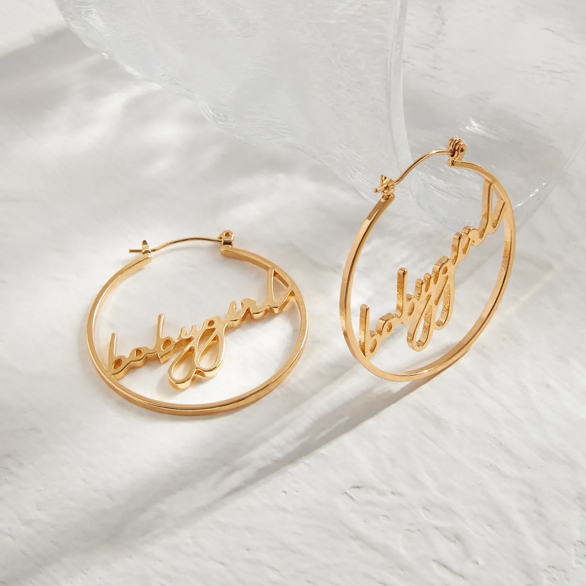 Customizable Name Design Earrings