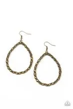 Earrings Galaxy Gardens - Brass E279