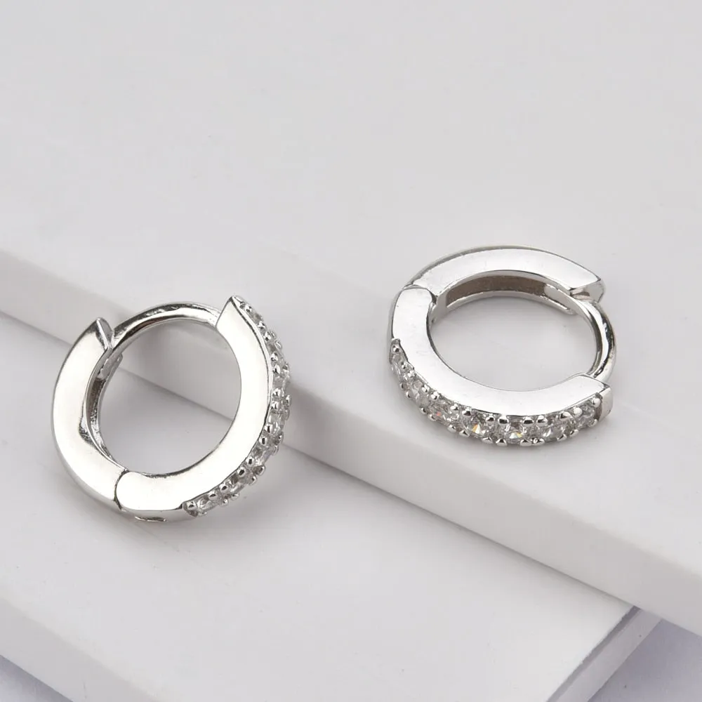 Elegant Mini Hoop Clip-On Earrings