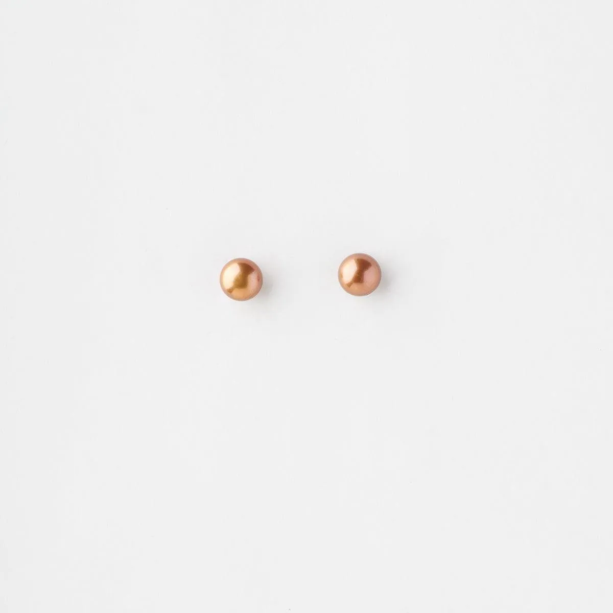 Elegant Real Pearl Stud Earring