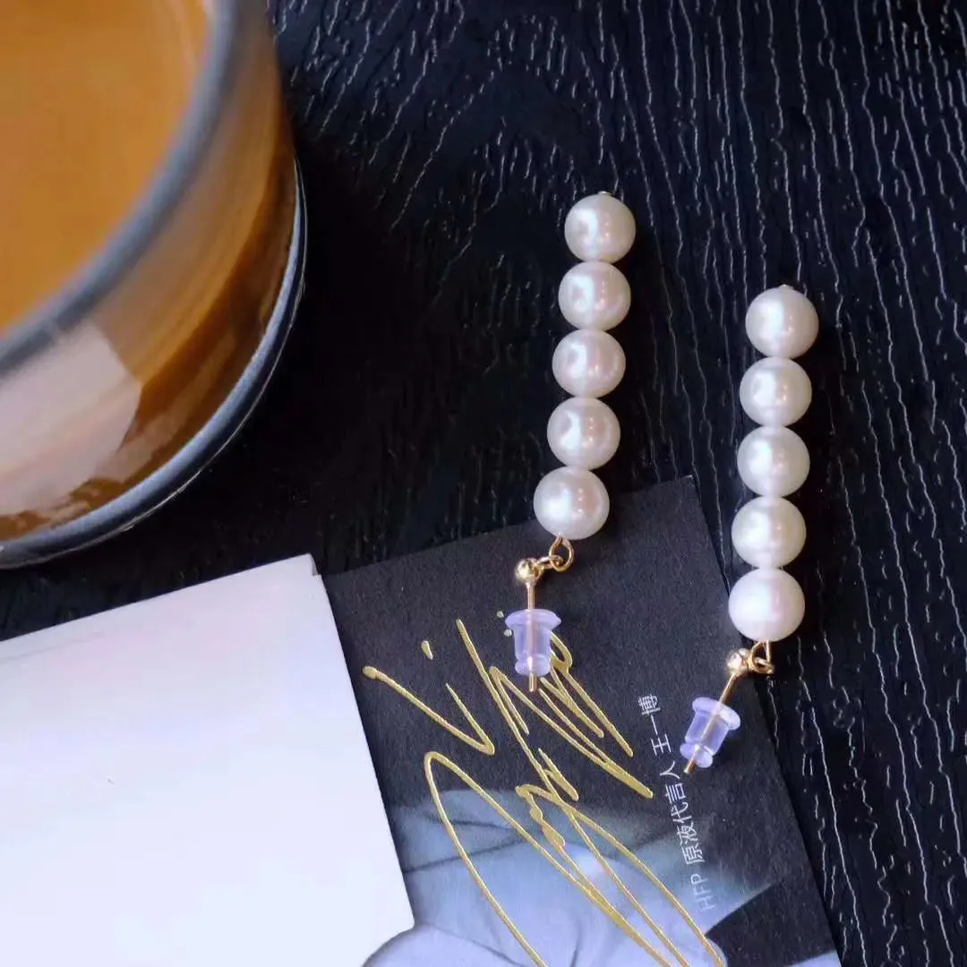 Elegant Tassel Pearl Earrings