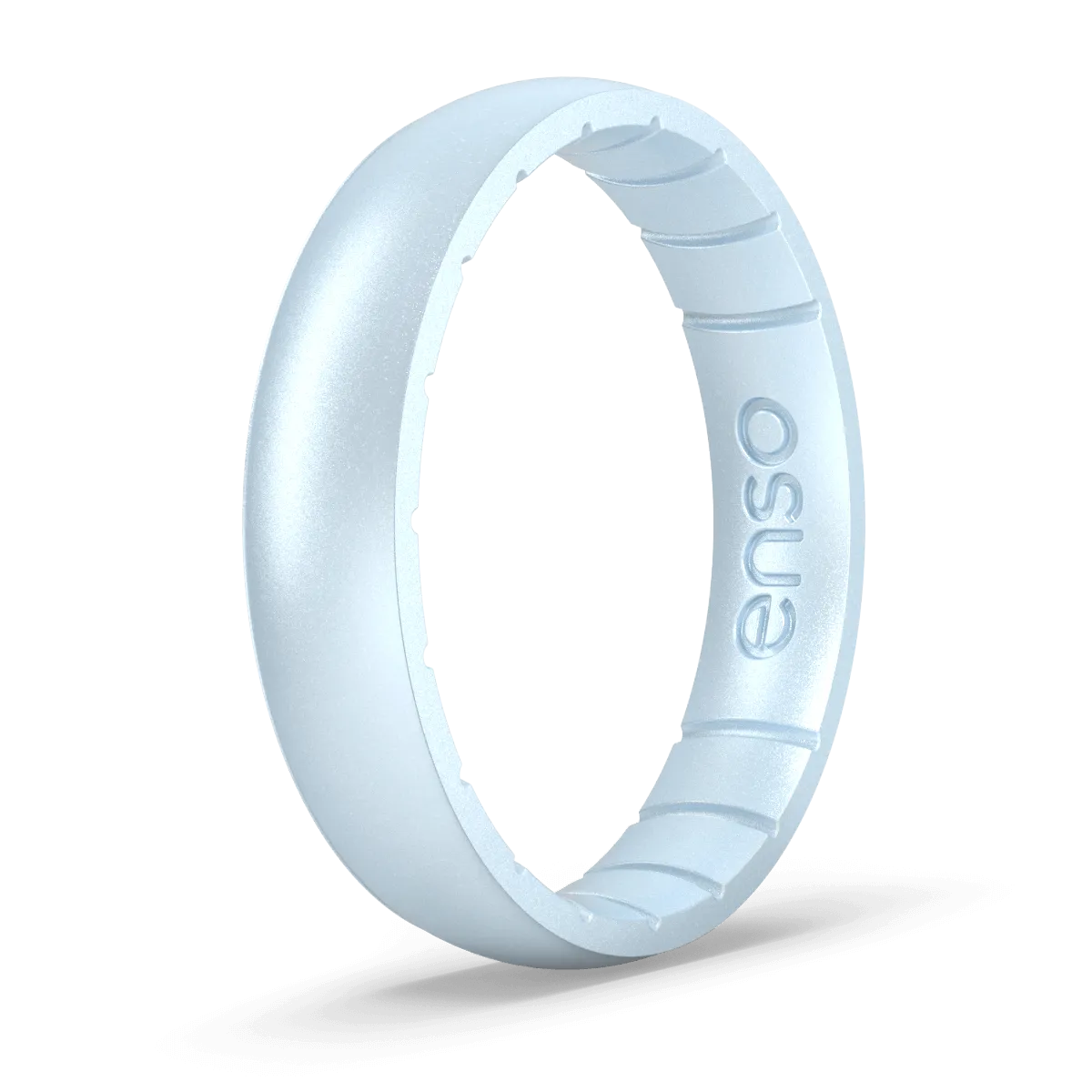 Elements Classic Thin Silicone Ring - Diamond