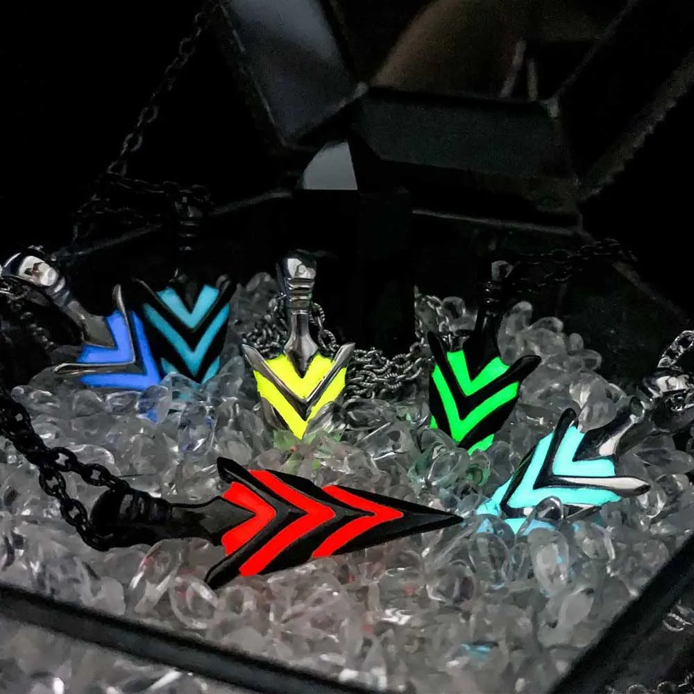 Exclusive Glow In The Dark Arrowhead Necklaces