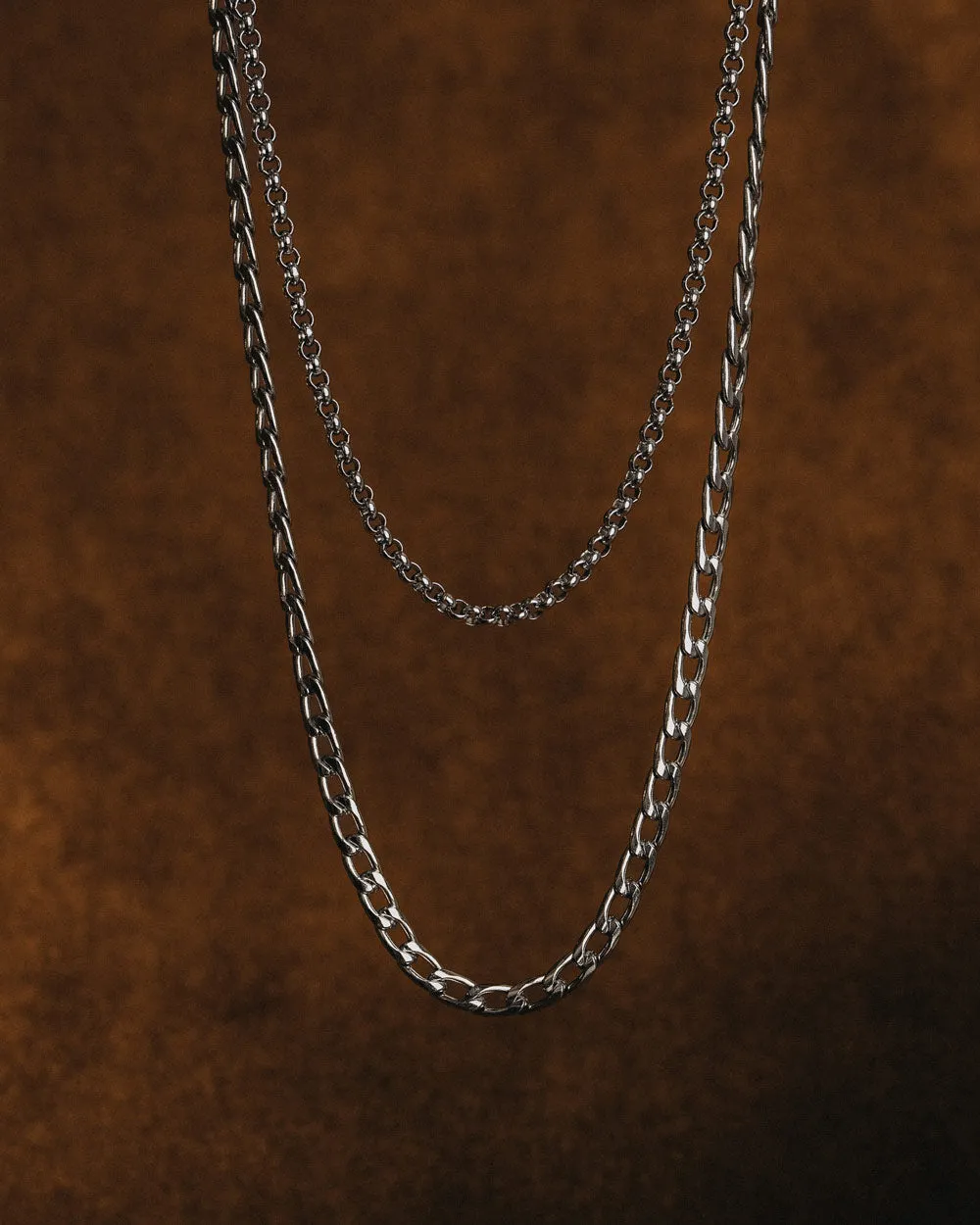 Flat Cuban Chain Necklace 4mm