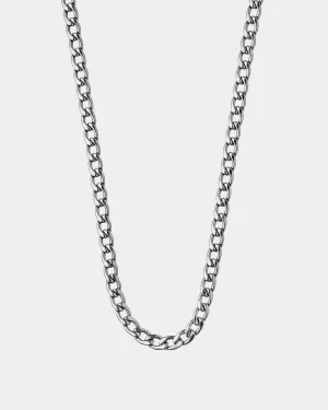 Flat Cuban Chain Necklace 4mm