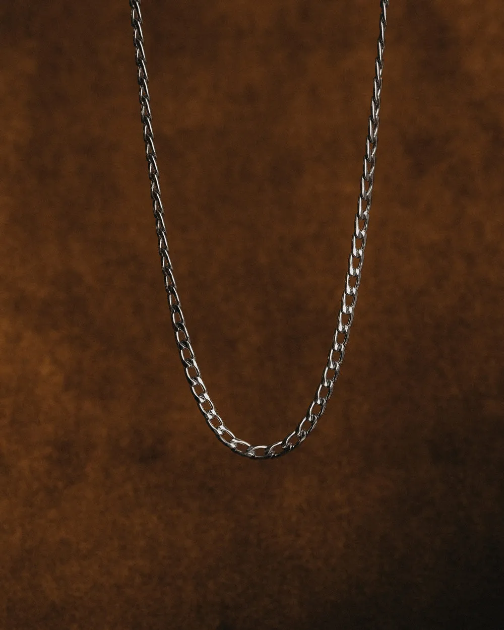 Flat Cuban Chain Necklace 4mm