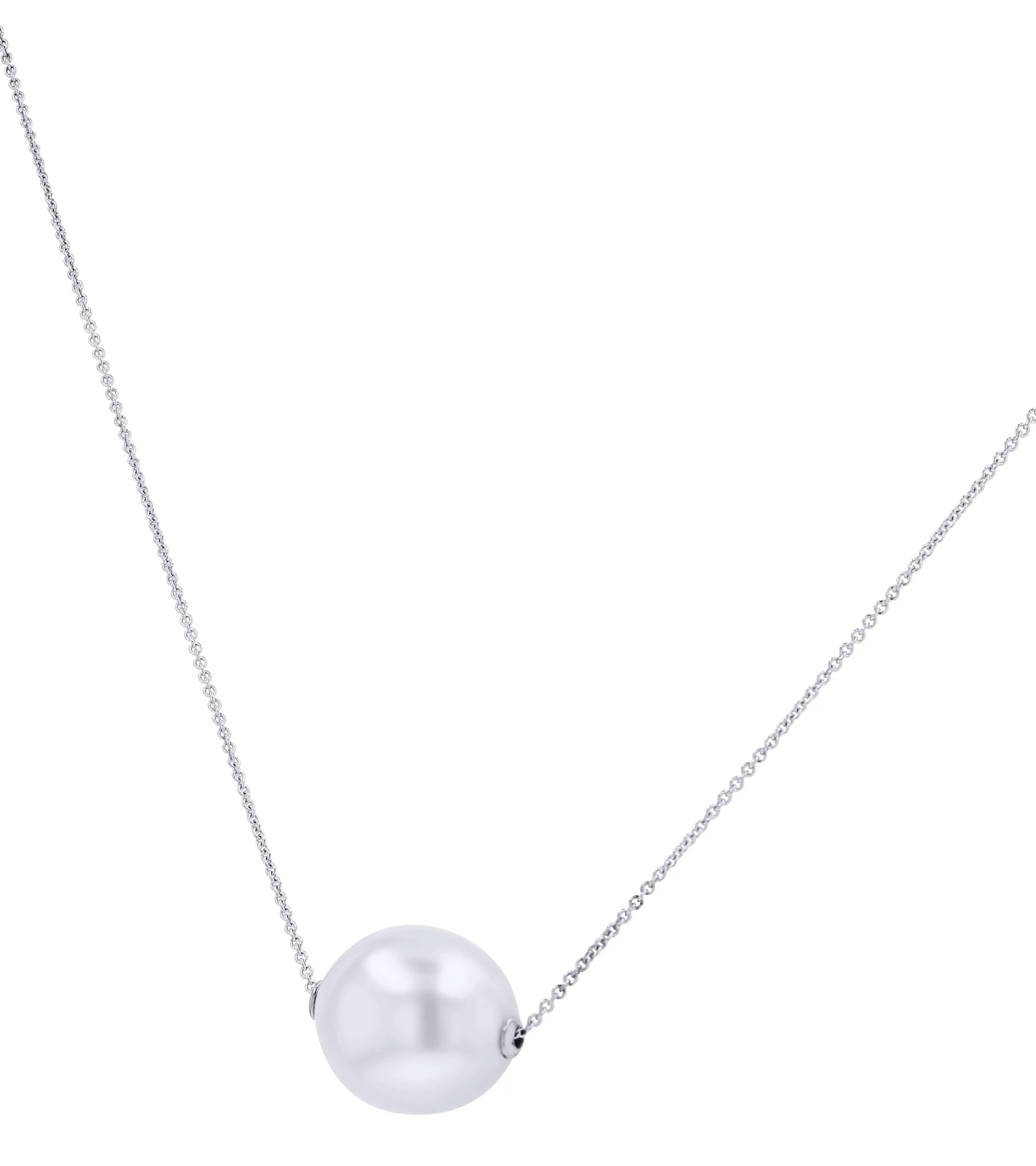 Floating Pearl Pendant Necklace