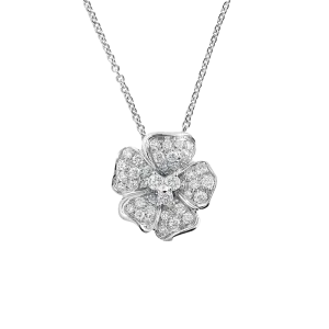 Flora 0.64ct Diamond White Gold Necklace