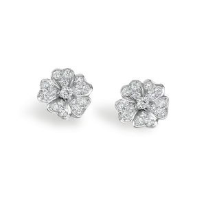 Flora 0.65ct Diamond White Gold Earrings