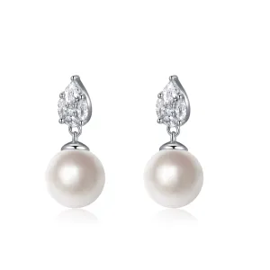 Gem Pearl Earrings