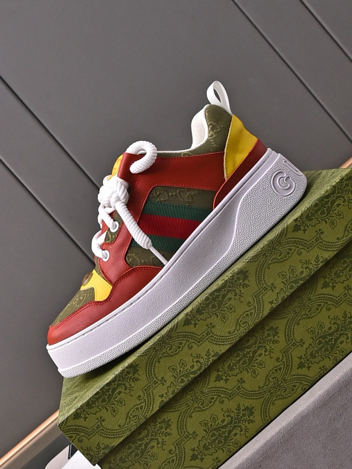 GG SNEAKERS SCREENER COLORFUL LEATHER