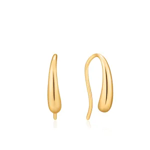 Gold Luxe Hook Earrings