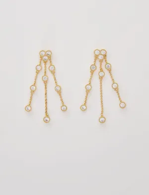 GOLD-PLATED RECYCLED BRASS EARRINGS