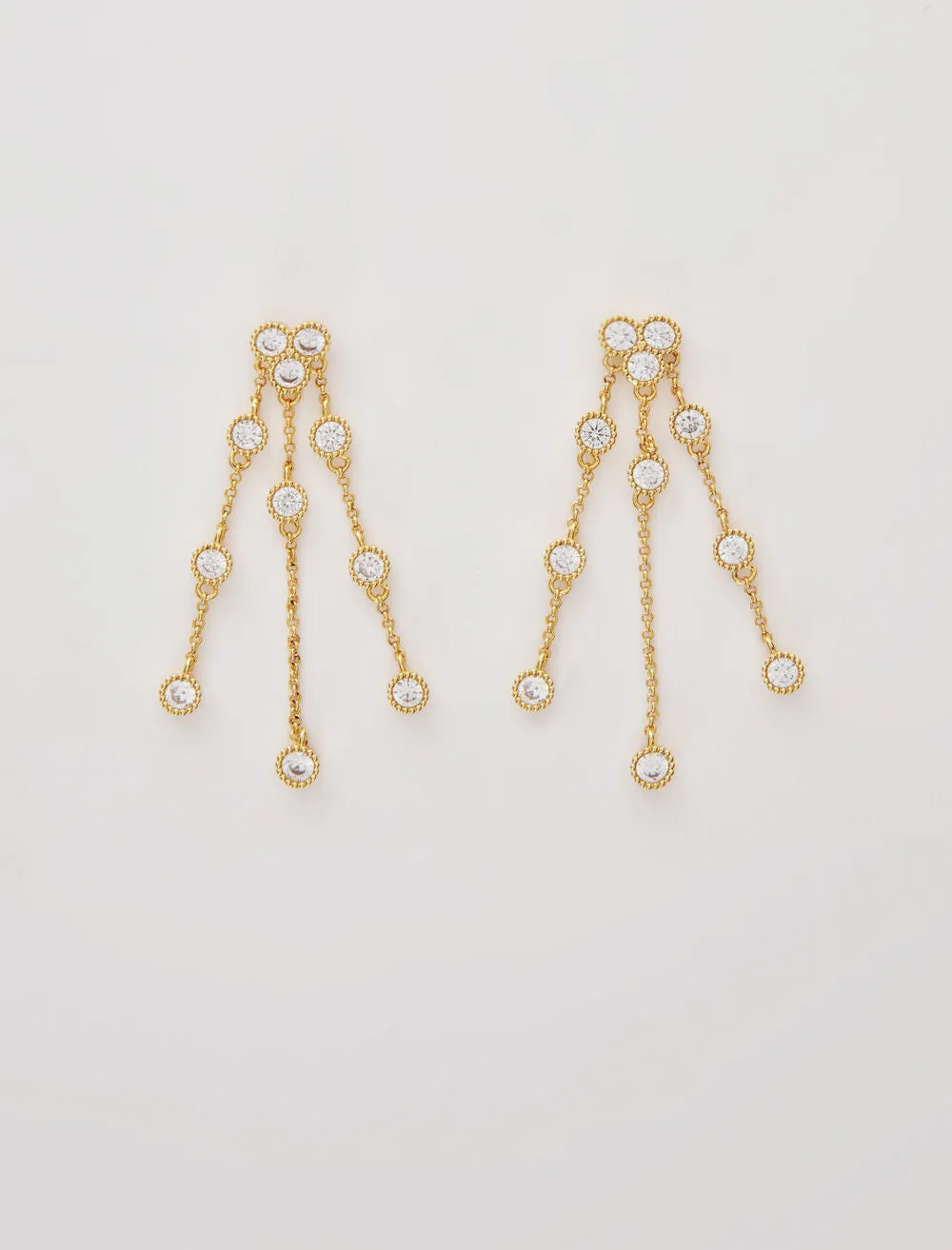 GOLD-PLATED RECYCLED BRASS EARRINGS