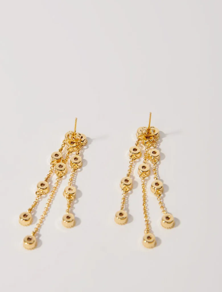 GOLD-PLATED RECYCLED BRASS EARRINGS