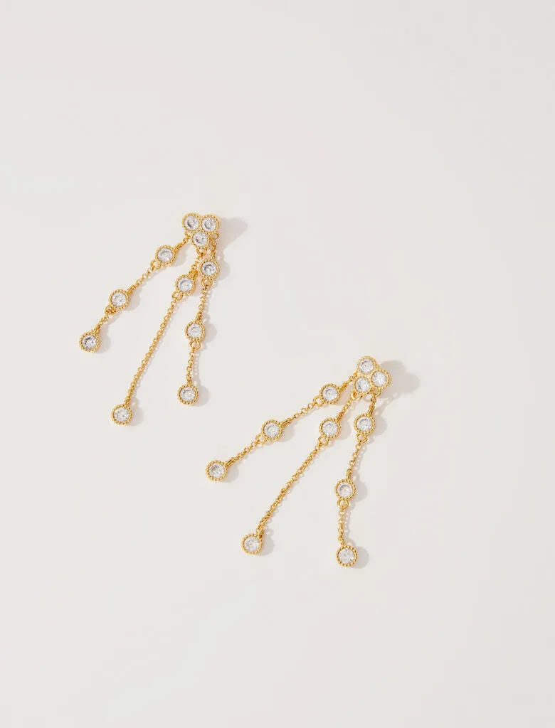 GOLD-PLATED RECYCLED BRASS EARRINGS