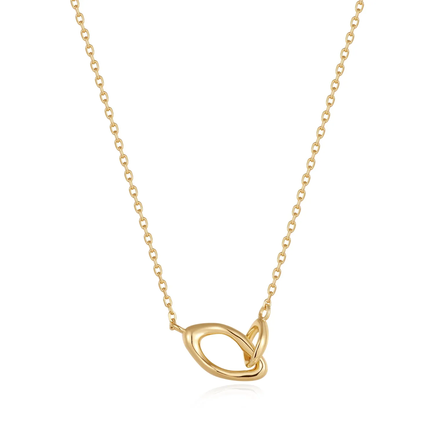 Gold Wave Necklace