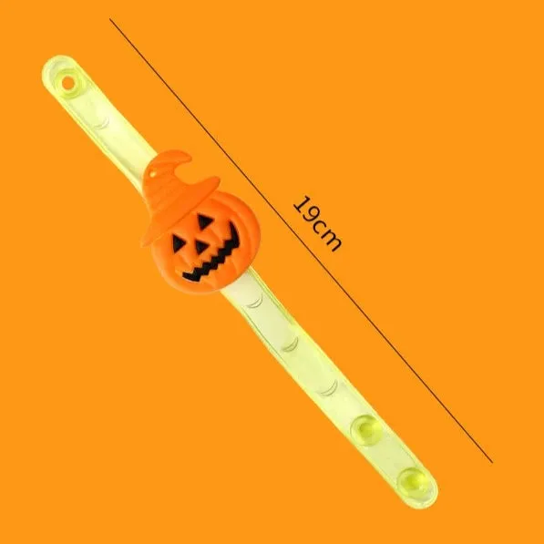 Halloween Glow Bracelets and Skull Lights Set