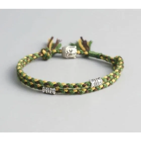 Handmade Tibetan Buddhist Lucky Woven Custom Bracelets For Women