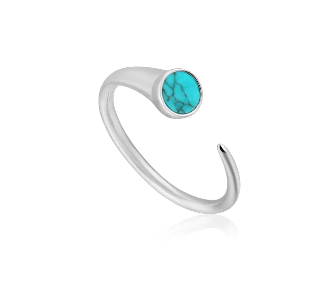 Hidden Gem - Turquoise Silver Ring